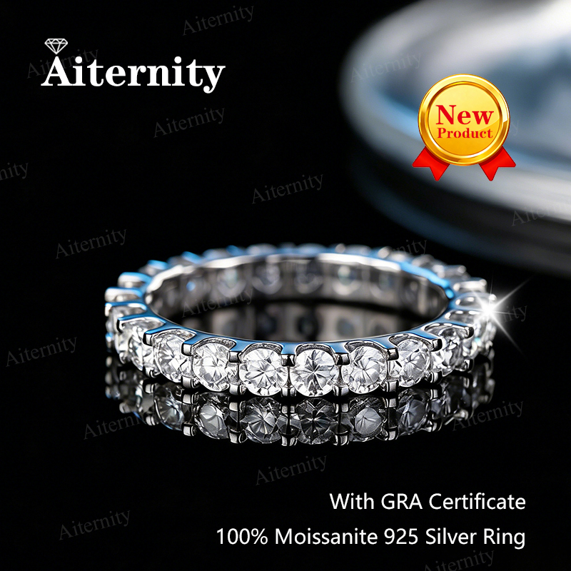 Vs Smartwatch - S925 Silver 3.0mm Moissanite Ring Band