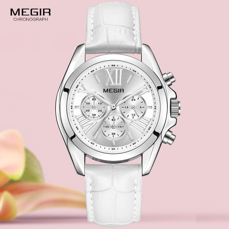 Minimalist Thin Watch - MEGIR2019 Mới Sang Trọng Dây Da