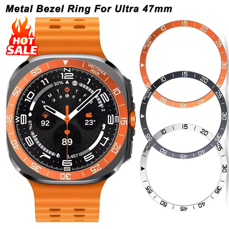 Smartwatch Ring Watches - Metal Cover Bezel Ring Case For
