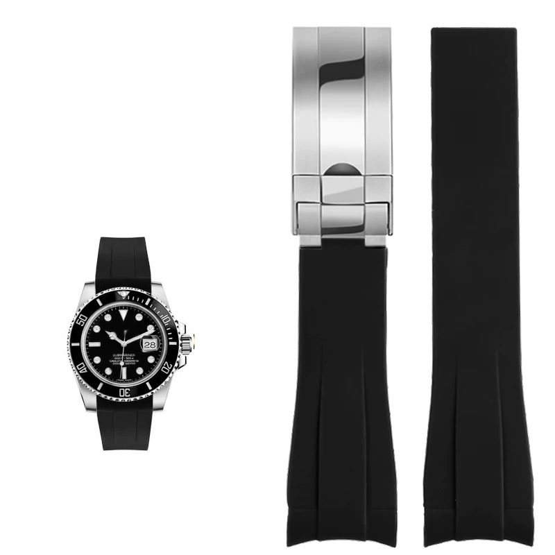 For Rolex 20mm Silicone Watch  - đánh giá và giá Rolex Watch Submariner