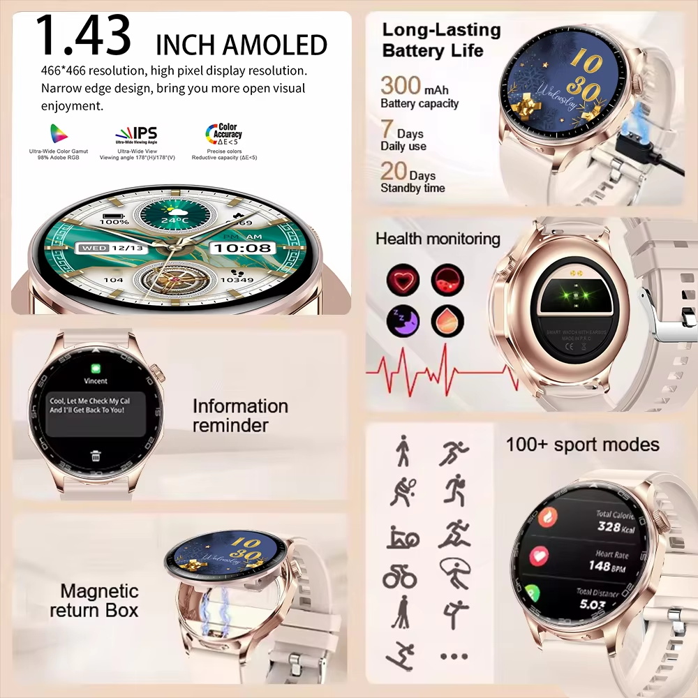 DAORKOW Smart Watch T98 Blueto - đánh giá và giá Smartwatch Noise Watches