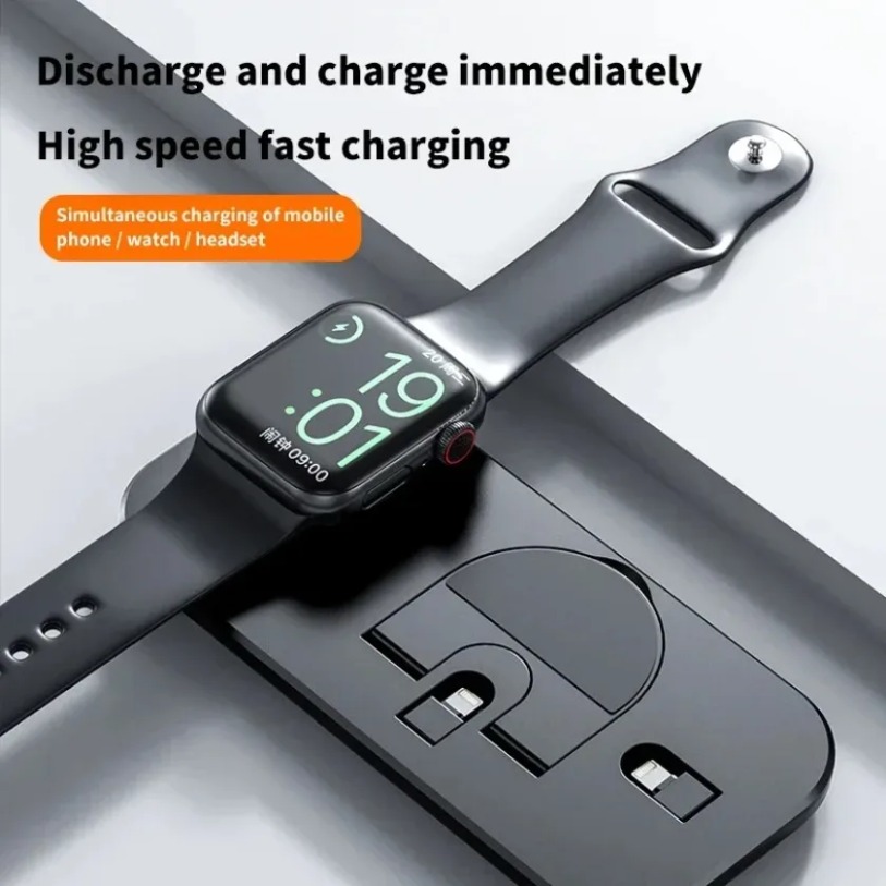 3 In 1 Wireless Charger Stand  - đánh giá và giá Watch Xs8