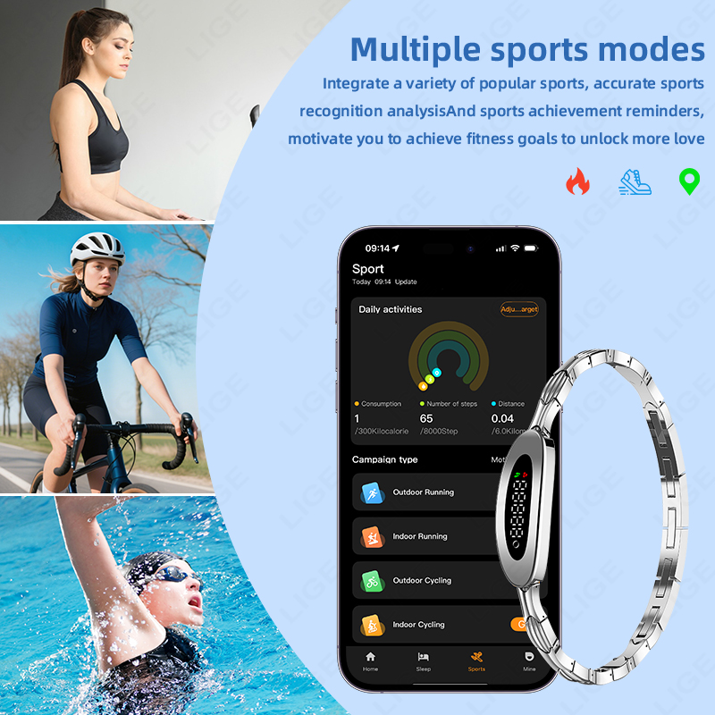 LIGE 2026 Ultra Light Smart Br - đánh giá và giá Couple Watches Smartwatch