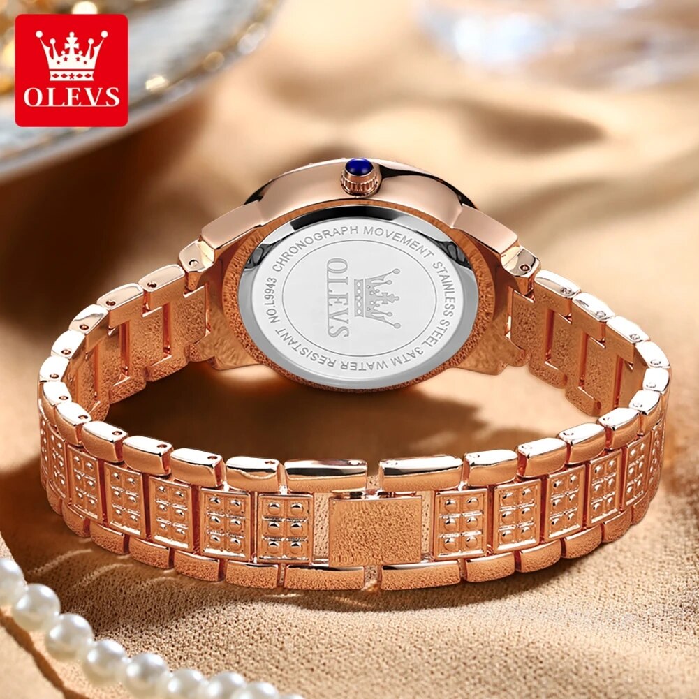 OLEVS 9943 Luxury All Diamond  - đánh giá và giá Minimalist Thin Watch