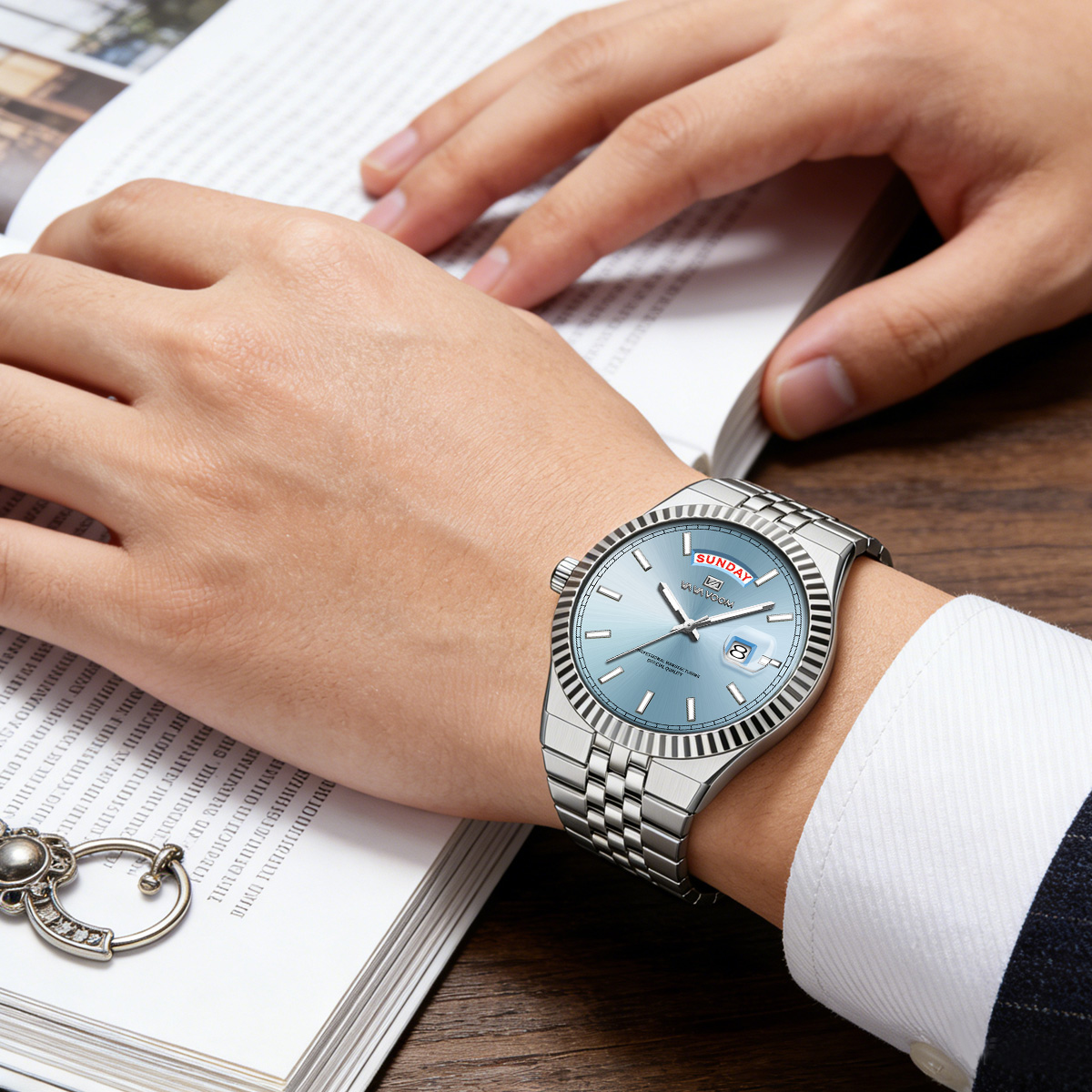 Men Quartz Watch Pilot Series  - đánh giá và giá Smartwatch Ring Watches