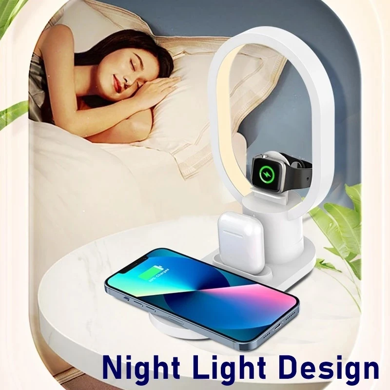 4in1 Night Light Wireless Char - đánh giá và giá Watch Xs8