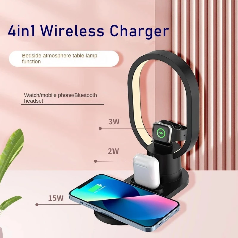 4in1 Night Light Wireless Char - đánh giá và giá Watch Xs8