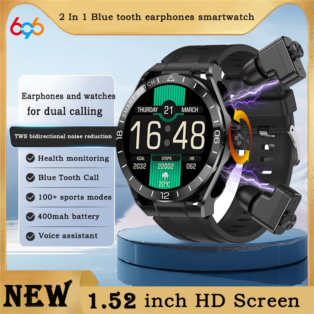 Smart Watch 2 In 1 Blue Tooth  - đánh giá và giá Smartwatch Noise Watches