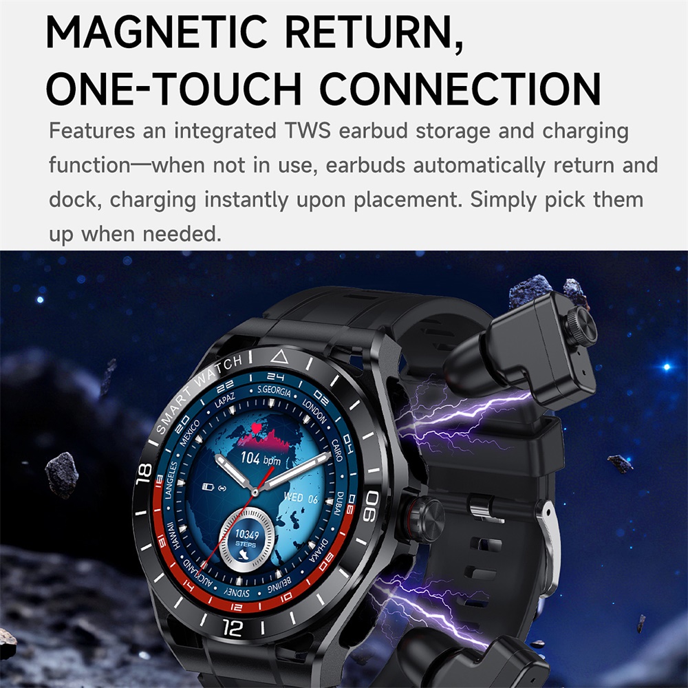 Smart Watch 2 In 1 Blue Tooth  - đánh giá và giá Smartwatch Noise Watches