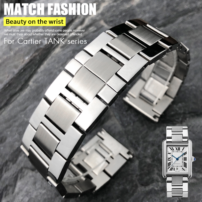 20mm Fine Stainless Steel High - đánh giá và giá Cartier Watch Santos