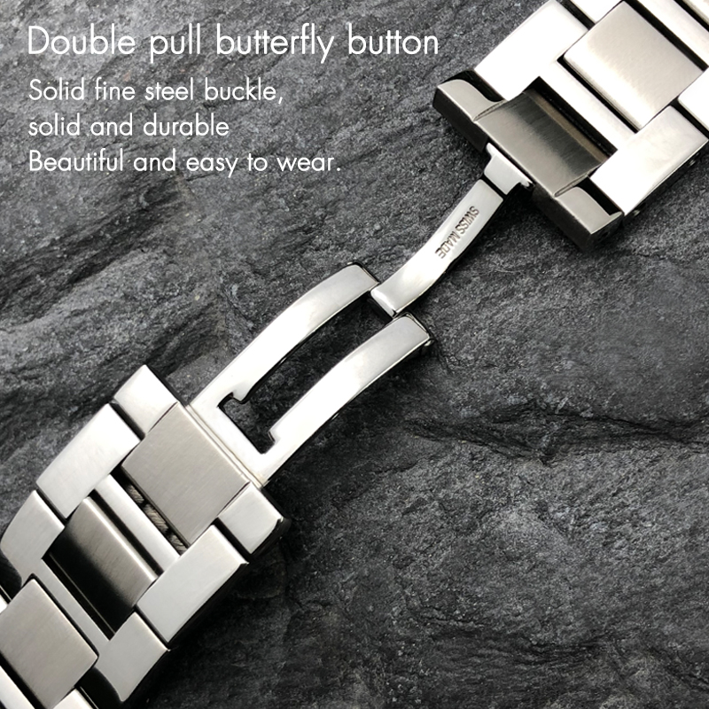20mm Fine Stainless Steel High - đánh giá và giá Cartier Watch Santos