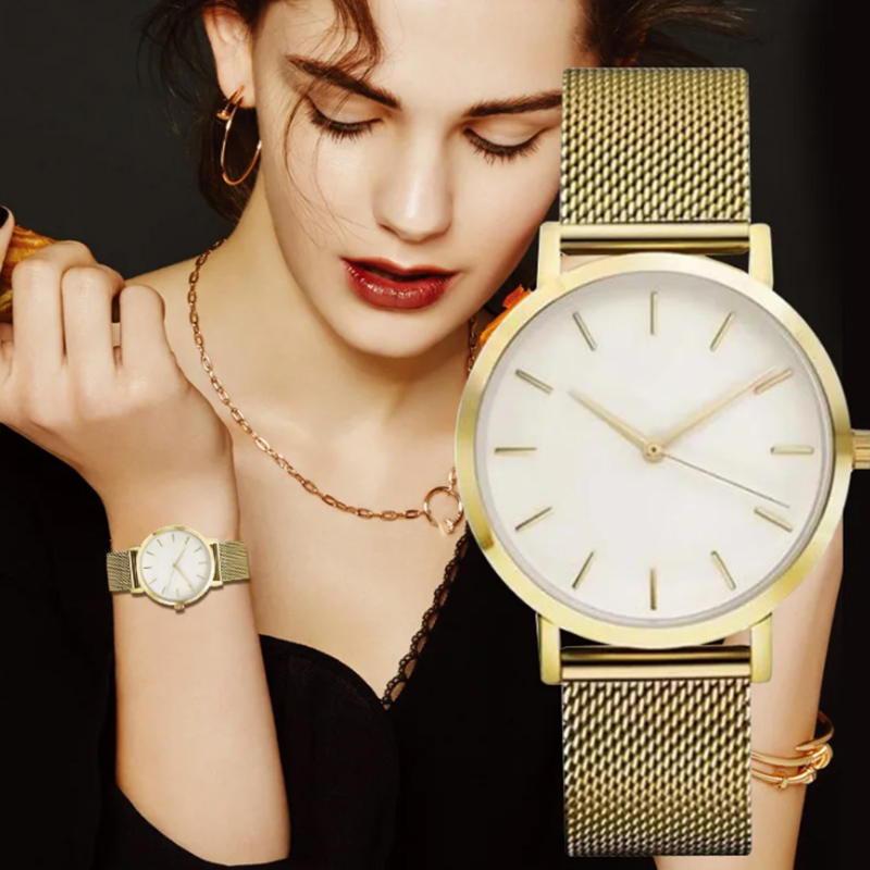 Top Brand Women's Watches Luxu - đánh giá và giá Minimalist Thin Watch