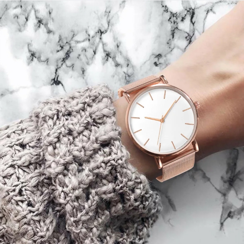 Top Brand Women's Watches Luxu - đánh giá và giá Minimalist Thin Watch