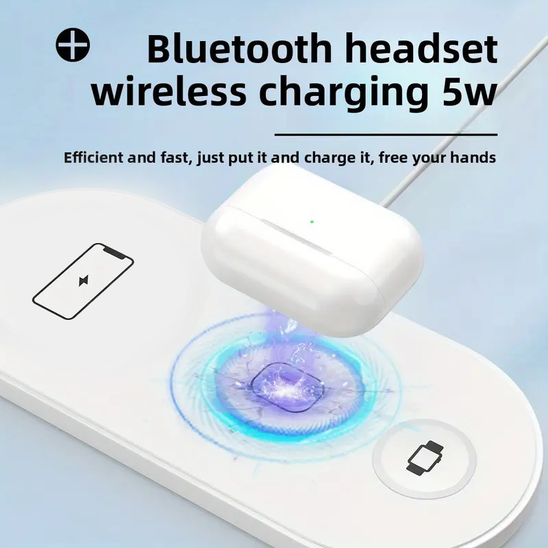 3 In 1 Dual Wireless Charger 4 - đánh giá và giá Watch Xs8
