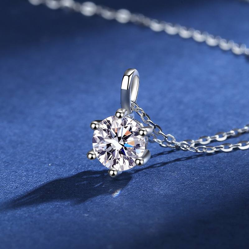 Silver 925 6 Prong Moissanite  - đánh giá và giá Vs Smartwatch