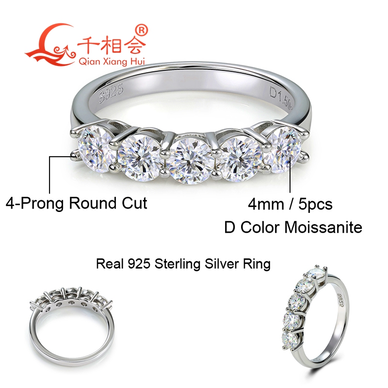 1.5ct 4mm round five stones D  - đánh giá và giá Vs Smartwatch