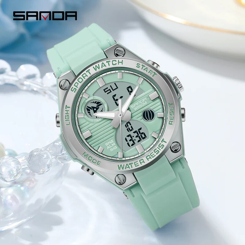 SANDA Brand G Style LED Digita - đánh giá và giá Minimalist Thin Watch