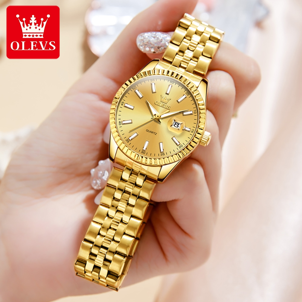OLEVS 5593 Quartz Women's Watc - đánh giá và giá Minimalist Thin Watch