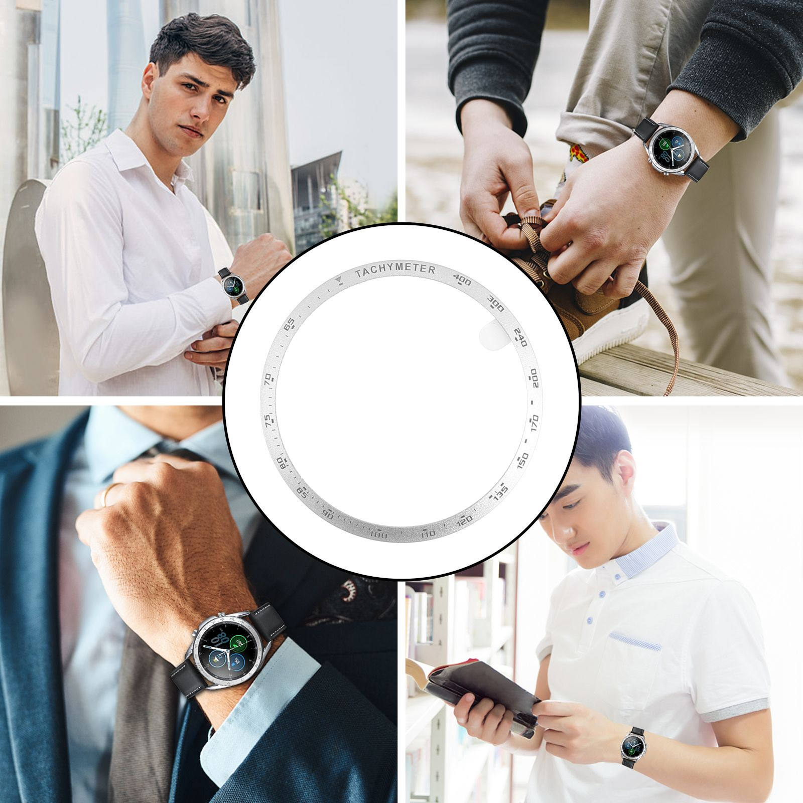 Aluminum Alloy Watch Bezel Rin - đánh giá và giá Smartwatch Ring Watches