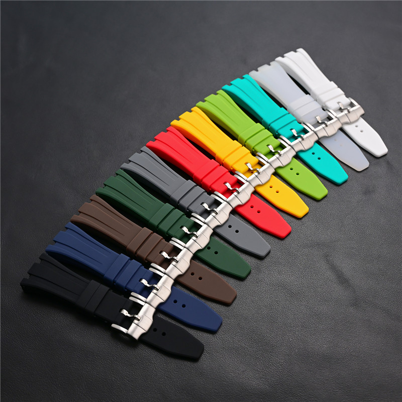 Rubber Silicone Strap 26mm for - đánh giá và giá Audemars Piguet Watch Royal Oak Offshore