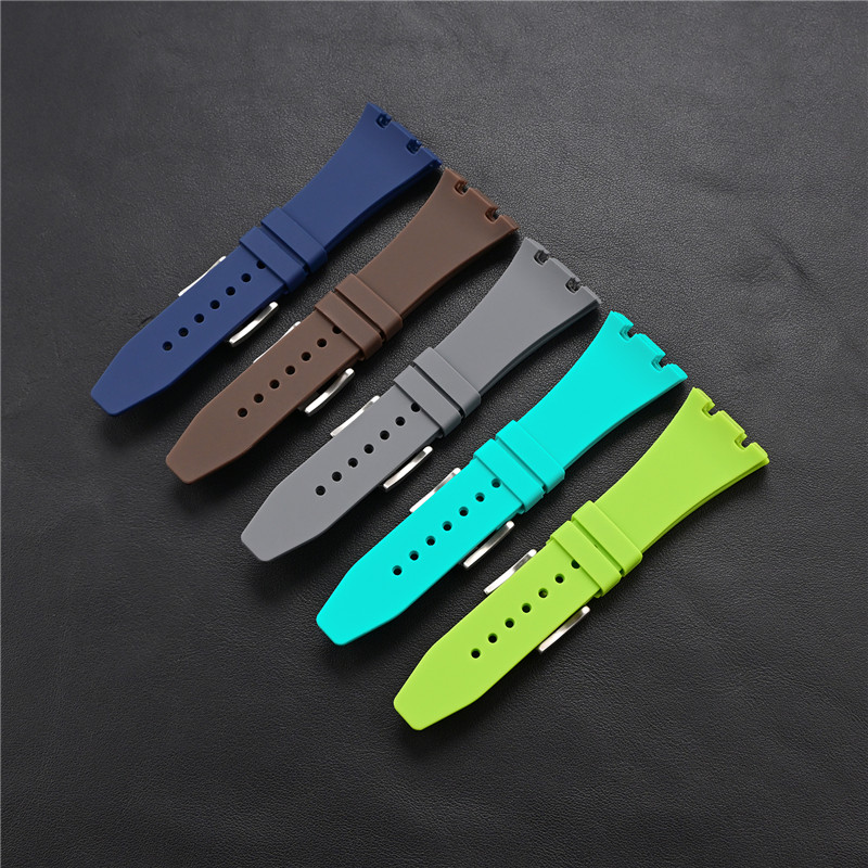 Rubber Silicone Strap 26mm for - đánh giá và giá Audemars Piguet Watch Royal Oak Offshore