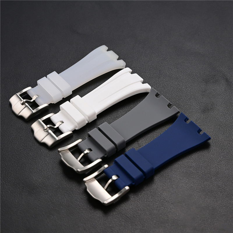 Rubber Silicone Strap 26mm for - đánh giá và giá Audemars Piguet Watch Royal Oak Offshore