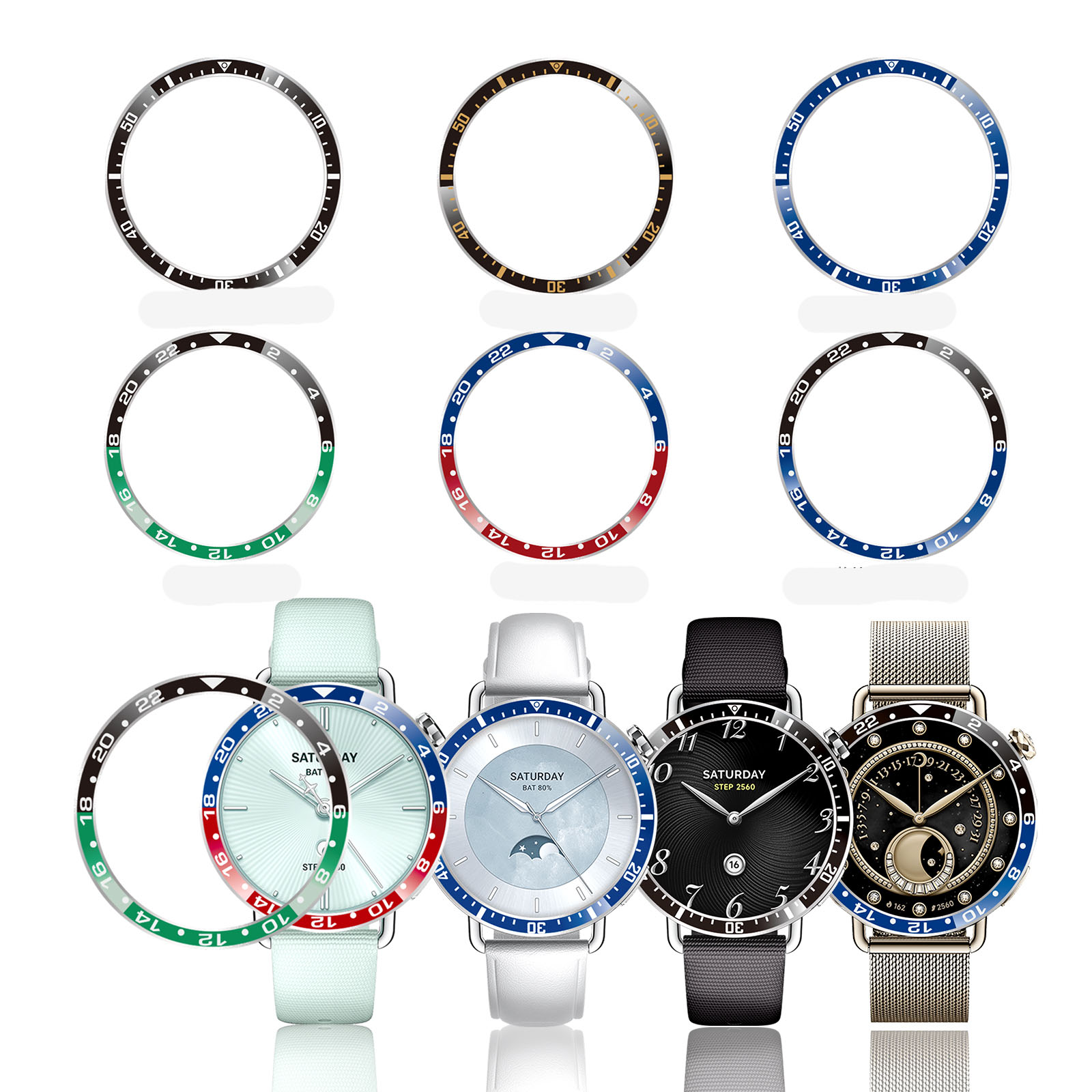 Heorland Case  Xiaomi Watch S4 - đánh giá và giá Smartwatch Ring Watches