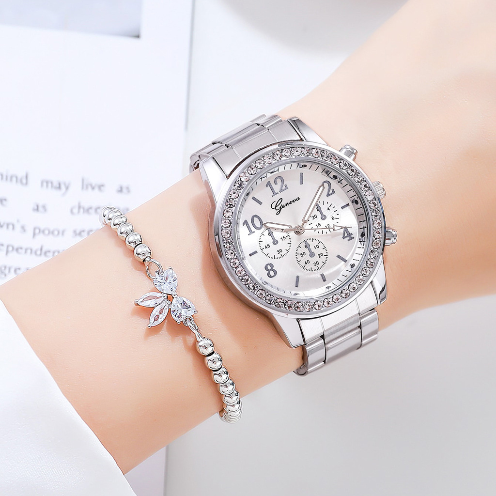 Gold Women Watch Geneva Classi - đánh giá và giá Minimalist Thin Watch