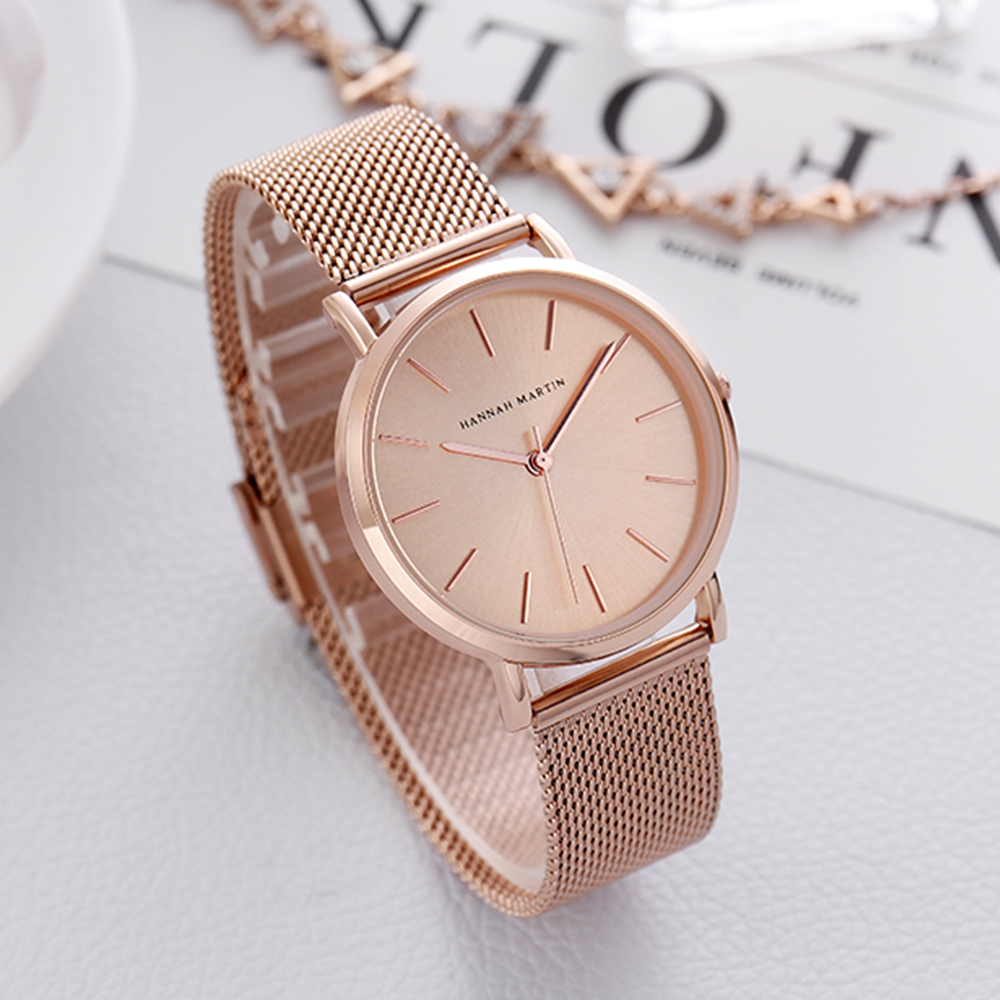 Hannah Martin Top Brand Luxury - đánh giá và giá Minimalist Thin Watch