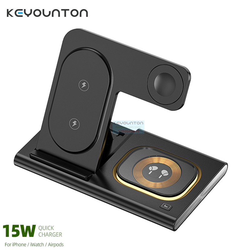 3 In 1 Wireless Charger For iP - đánh giá và giá Watch Xs8