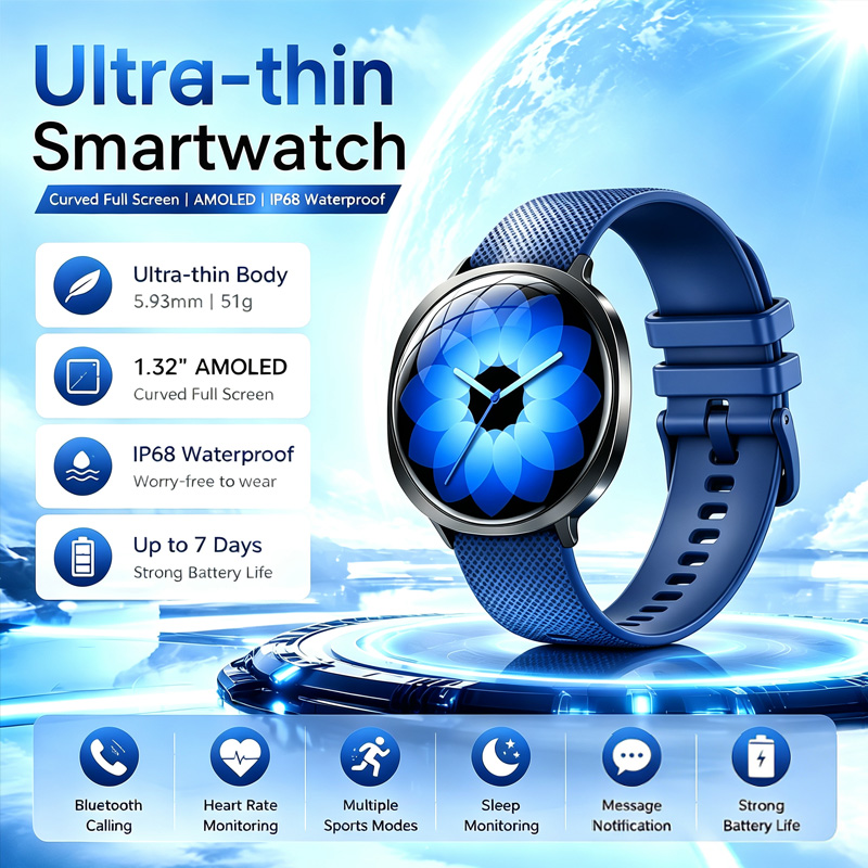 New M301 Smart Watch Round AMO - đánh giá và giá Smartwatch Health Watches For Women