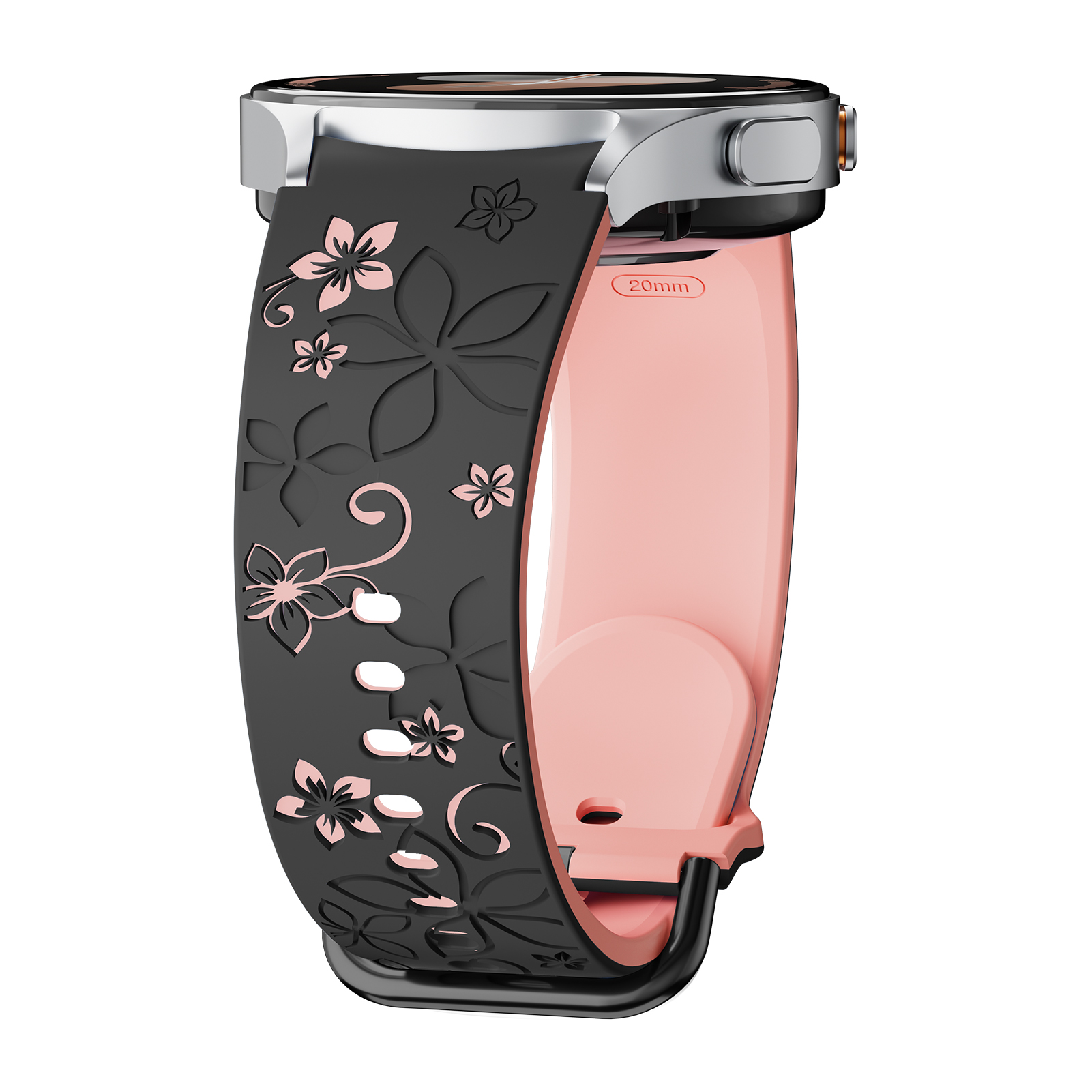 Engraved Silicone Band for Sam - đánh giá và giá Smartwatch Samsung Watches For Women