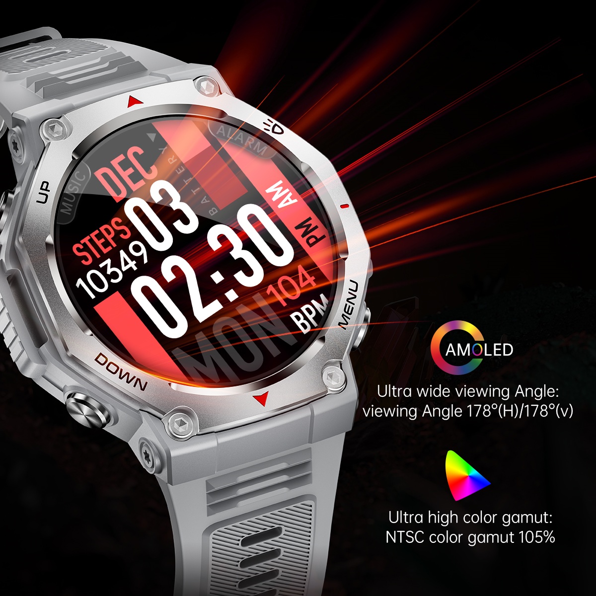 2025 New For Xiaomi Military G - đánh giá và giá Vs Smartwatch
