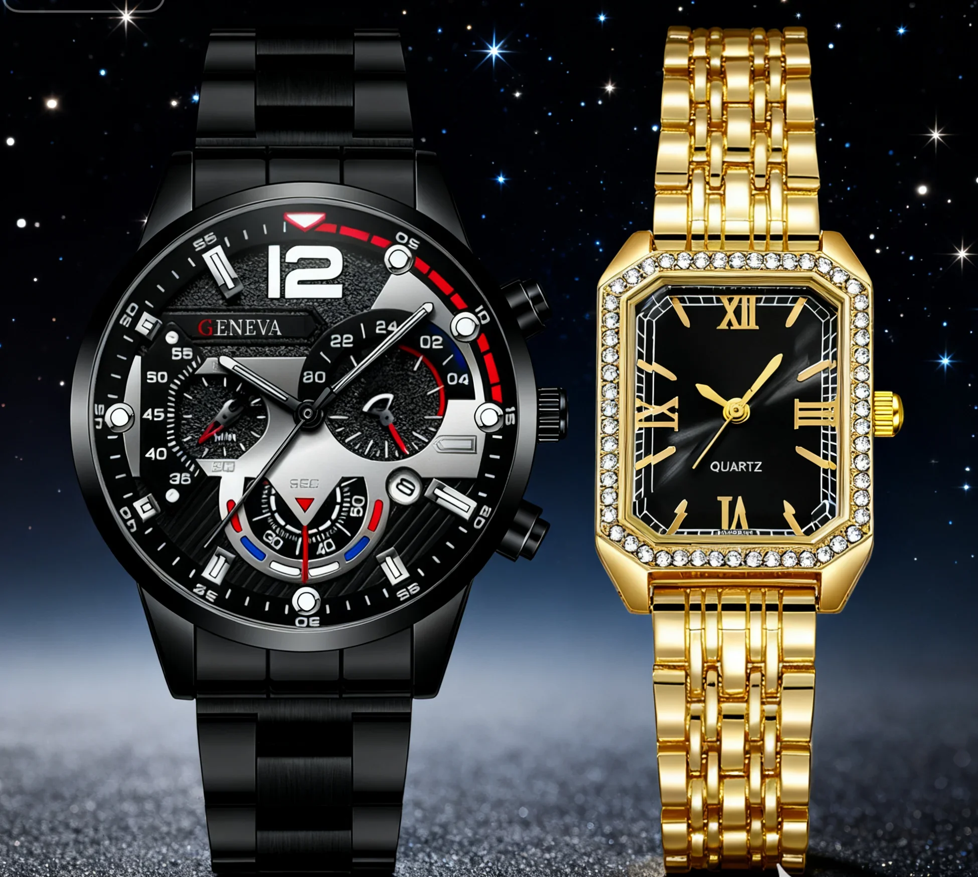 New beautiful and fashionable  - đánh giá và giá Couple Watches Smartwatch