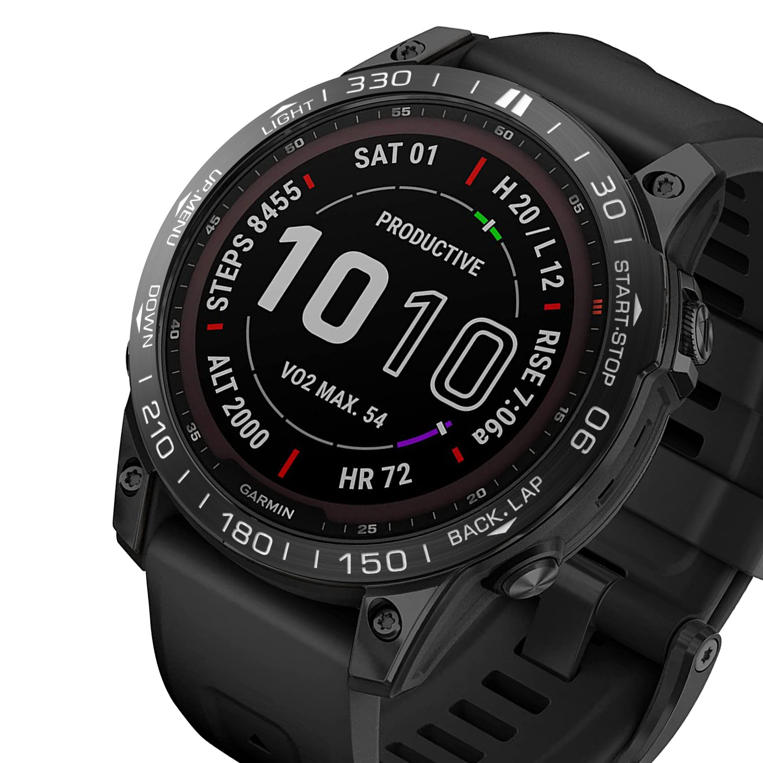 Kim Loại Tạo Kiểu Ốp Viền Cho  - đánh giá và giá Smartwatch Ring Watches