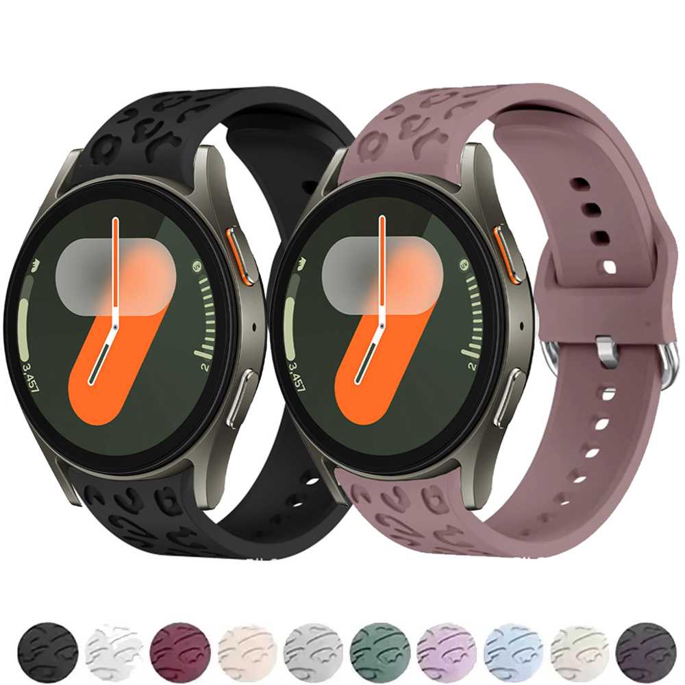 Leopard Engraved No Gaps Band  - đánh giá và giá Smartwatch Samsung Watches For Women