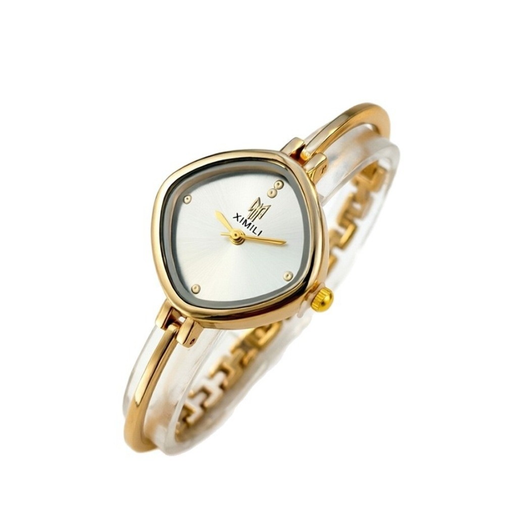Solid Color Dial Square Bangle - đánh giá và giá Minimalist Thin Watch