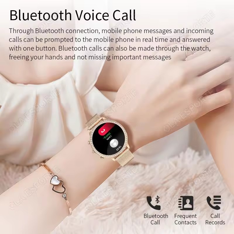 Elegant Ladies' Smartwatch Blu - đánh giá và giá Smartwatch Health Watches For Women