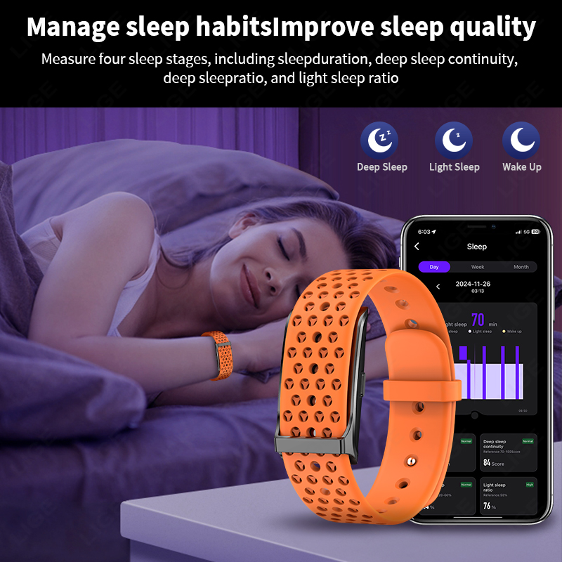 LIGE Call Reminder Smart Brace - đánh giá và giá Couple Watches Smartwatch